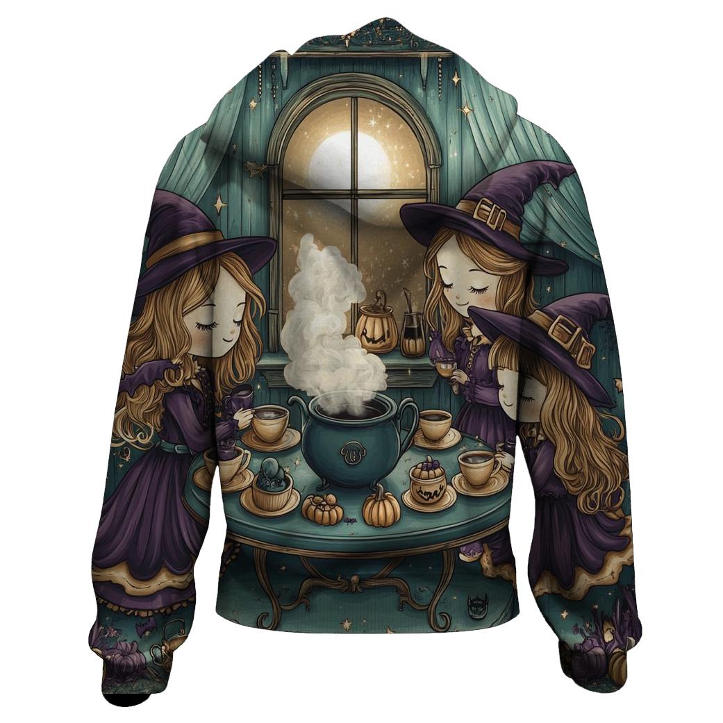 Witch Hat Tea Party Haunted designer hoodies