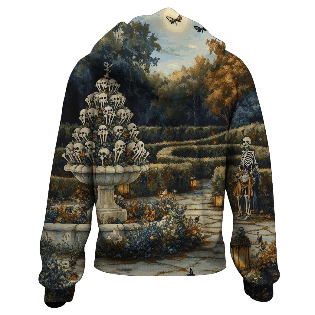 Bone Garden Spooky Sculpture custom hoodies