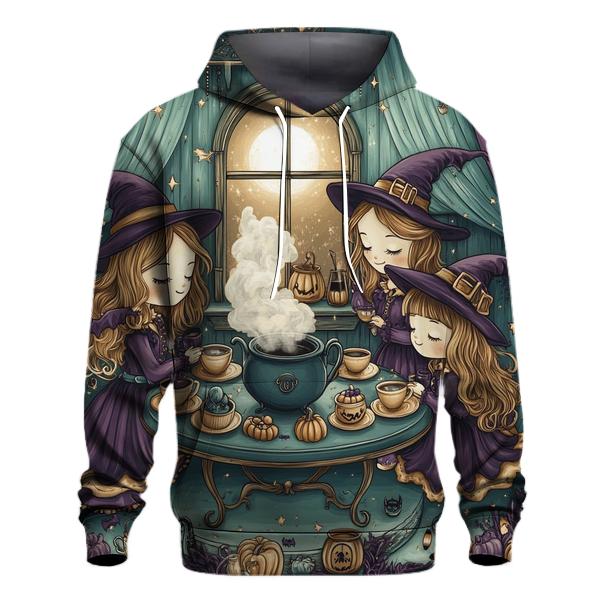 Witch Hat Tea Party Haunted premium hoodies