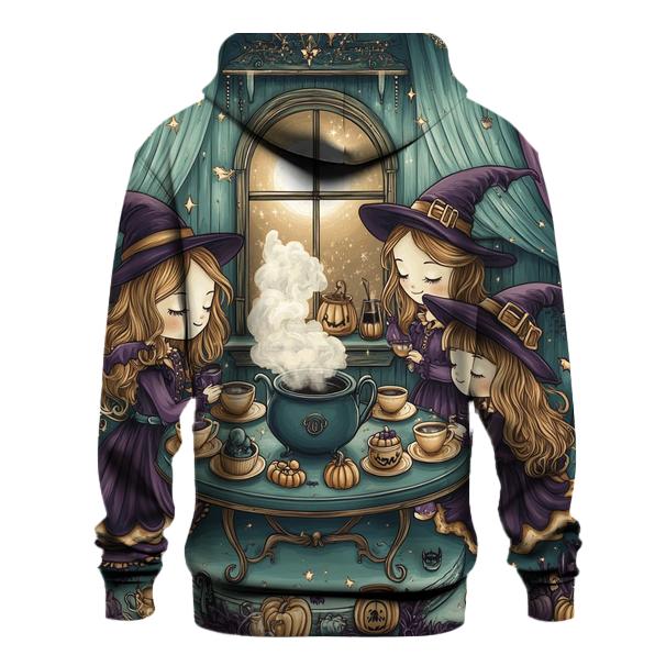Witch Hat Tea Party Haunted premium hoodies