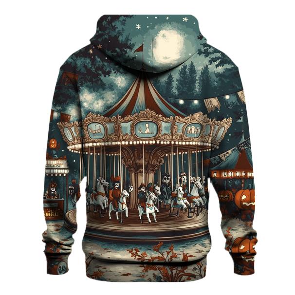 Haunted Carousel Of Nightmares embroidered hoodies