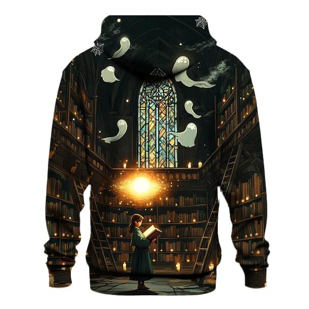 Spooky Library Of Whispering Tomes lightweight hoodies