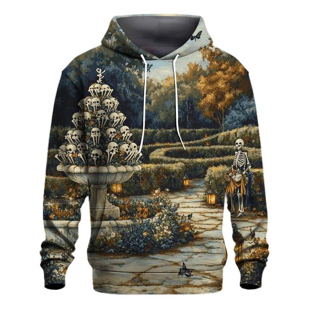 Bone Garden Spooky Sculpture graphic hoodies