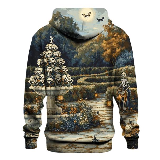 Bone Garden Spooky Sculpture graphic hoodies