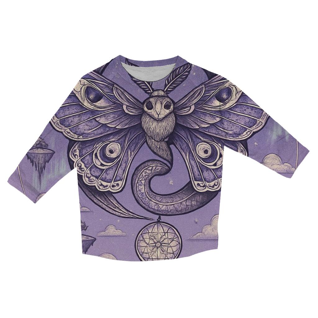 Ouroboros Dreamweaver Moth casual three quarter sleeve shirts