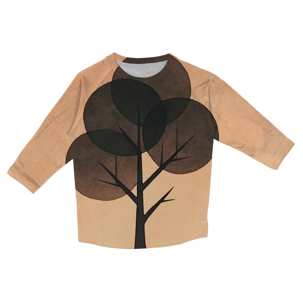 Tree Of Quiet Horizons printed three quarter sleeve shirts