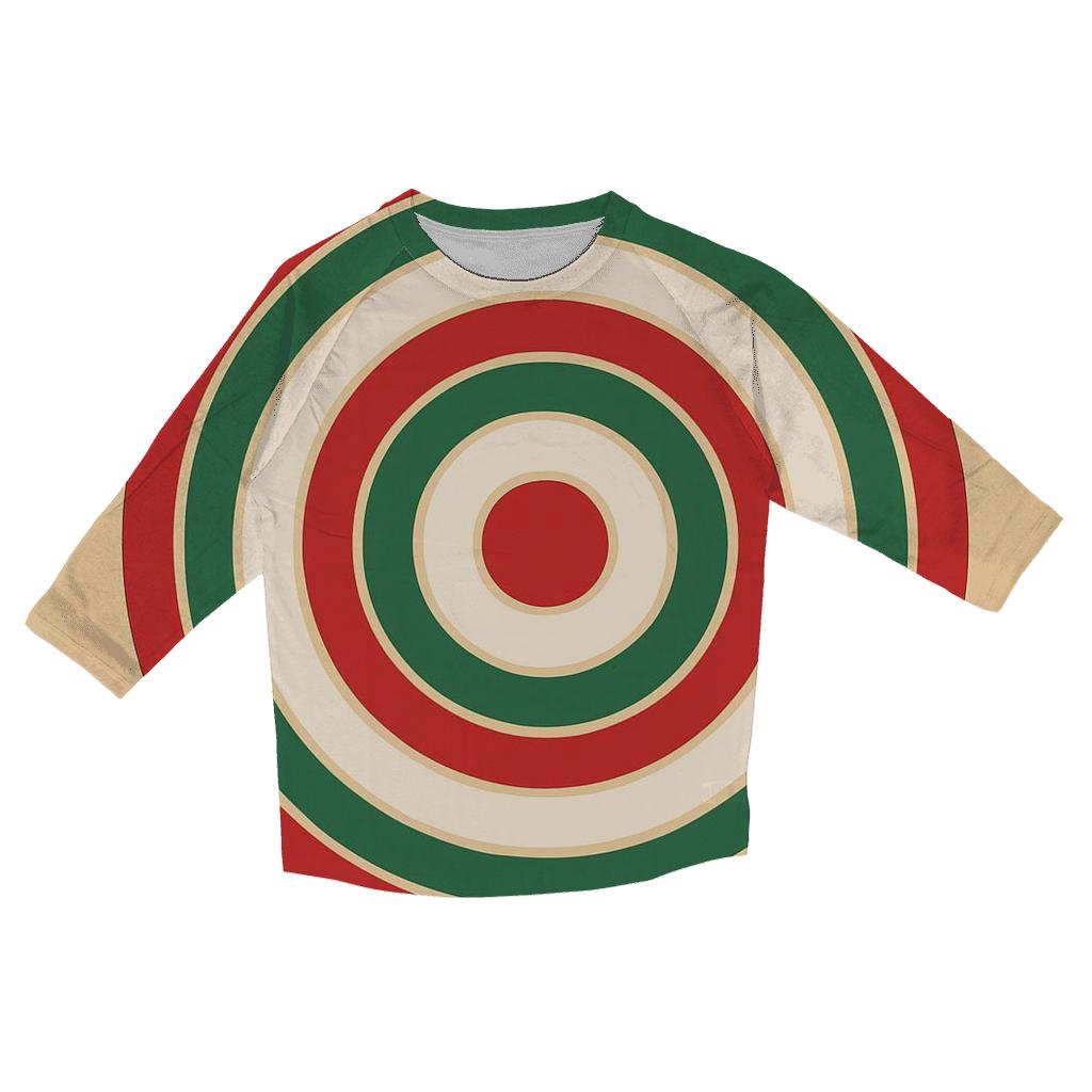 Minimal Ornament Mandala trendy 3/4 sleeve tops