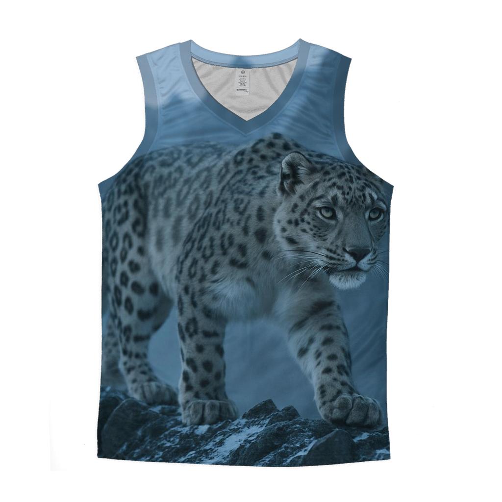 Ridge Ghost — Snow Leopard casual summer tank tops