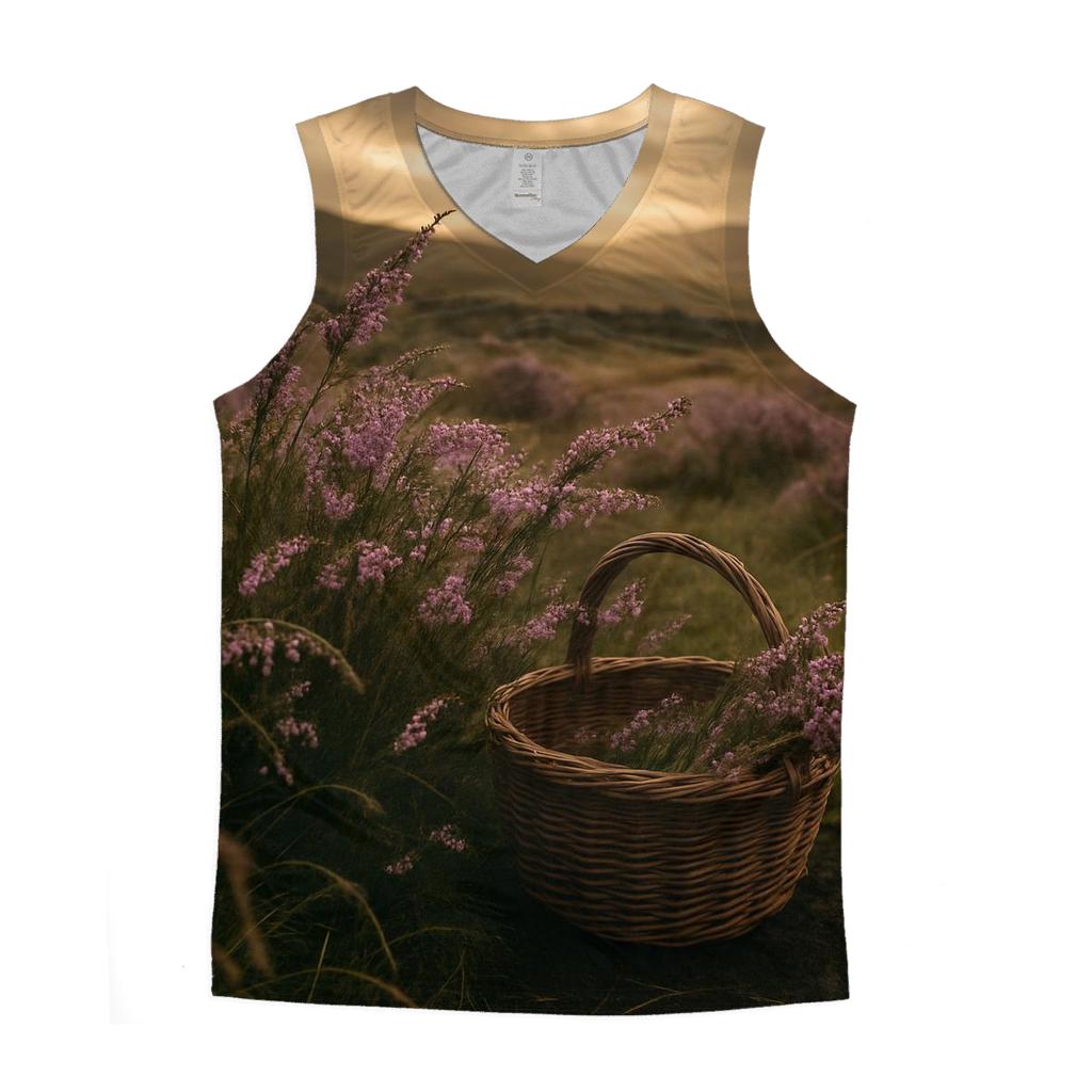 Highland Heather Harvest sports performance tank tops
