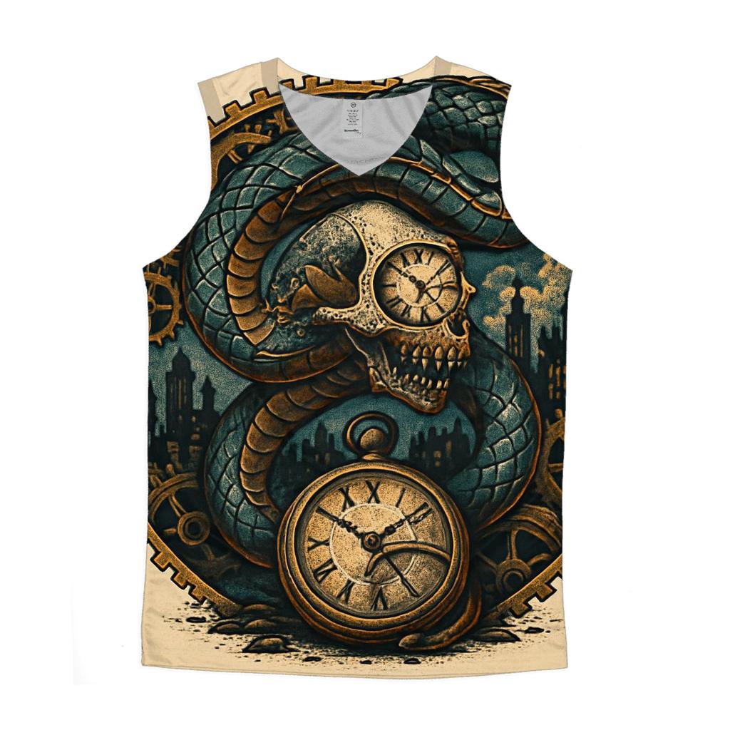 Clockwork Ouroboros Mechanism trendy fitted tank tops