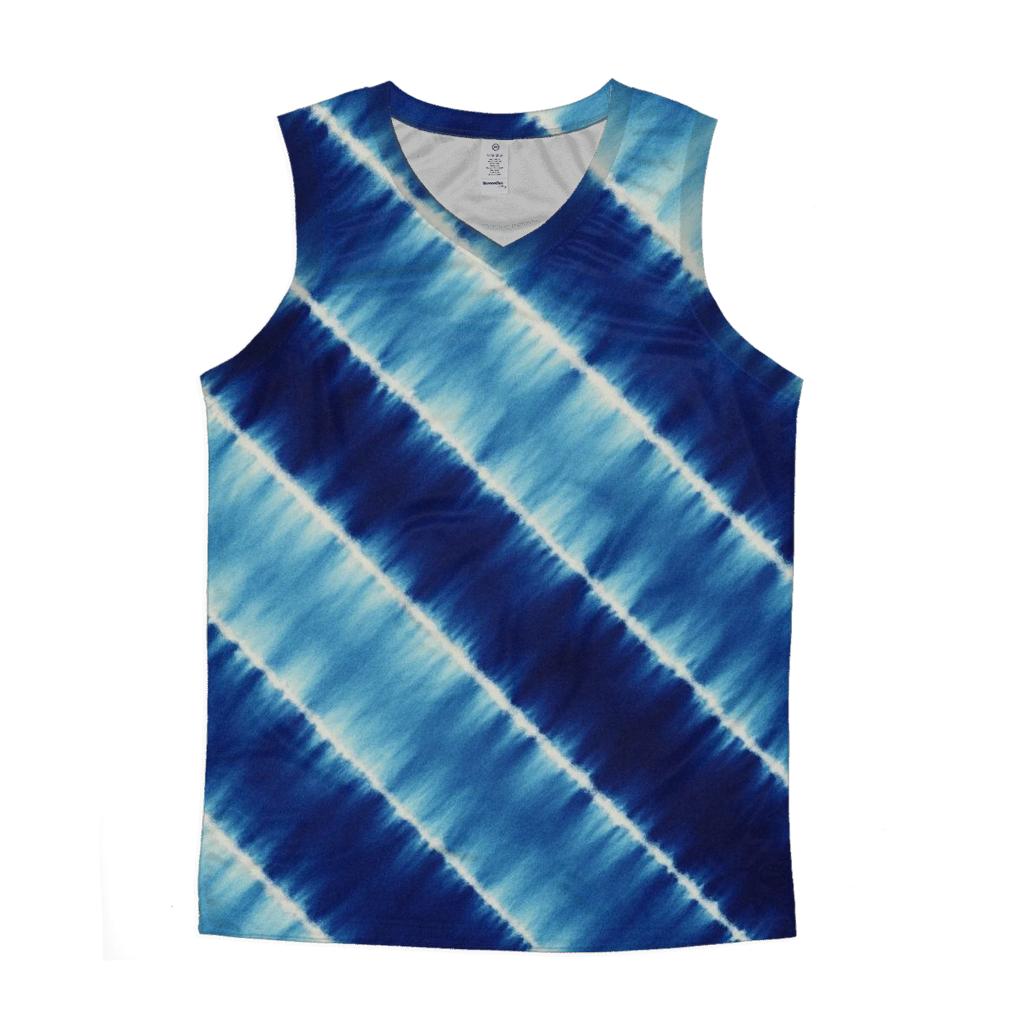 Indigo Arashi Diagonals stylish racerback tanks