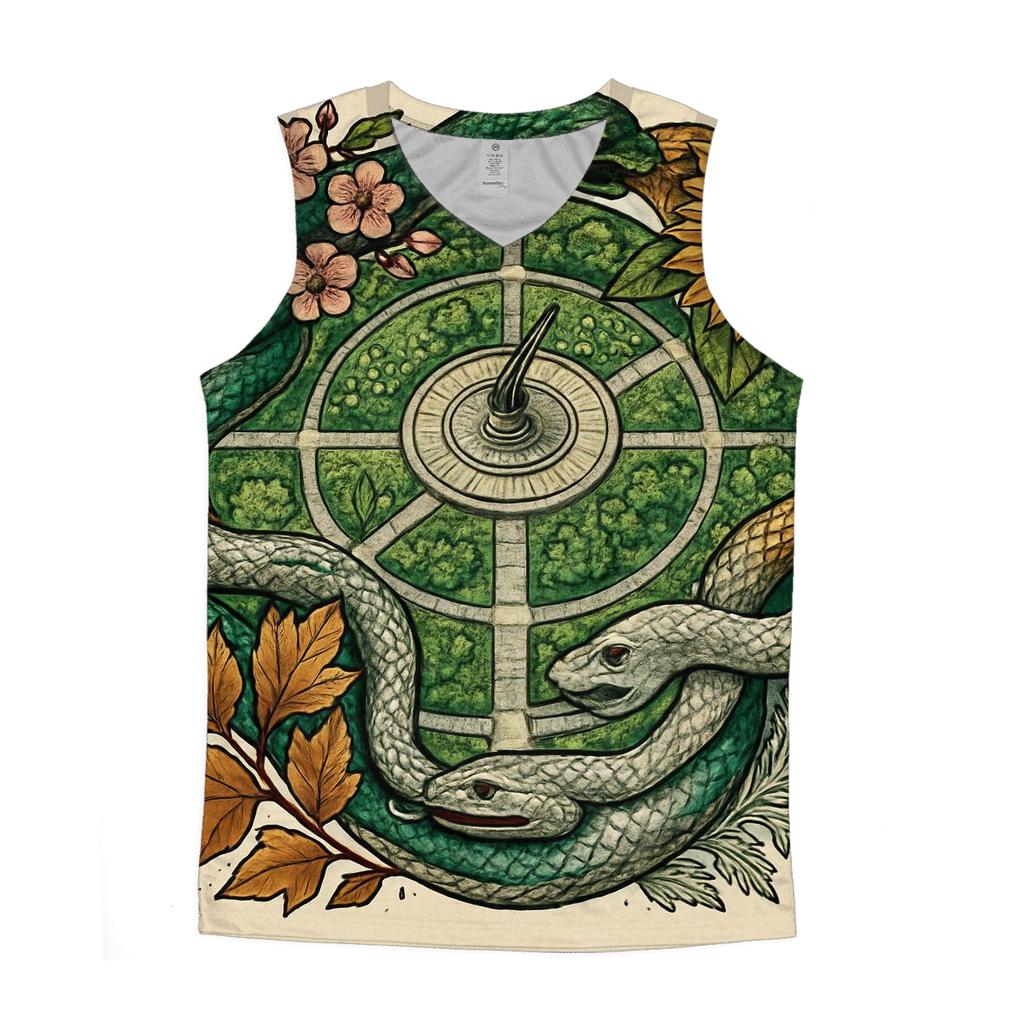 Garden Ouroboros Of Seasons custom tank tops