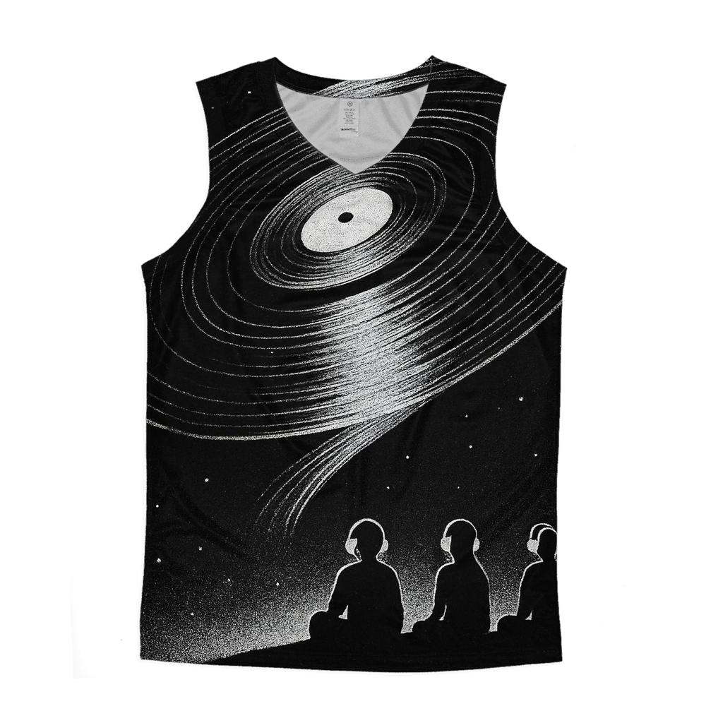 Vinyl Spiral Observatory sports performance tank tops