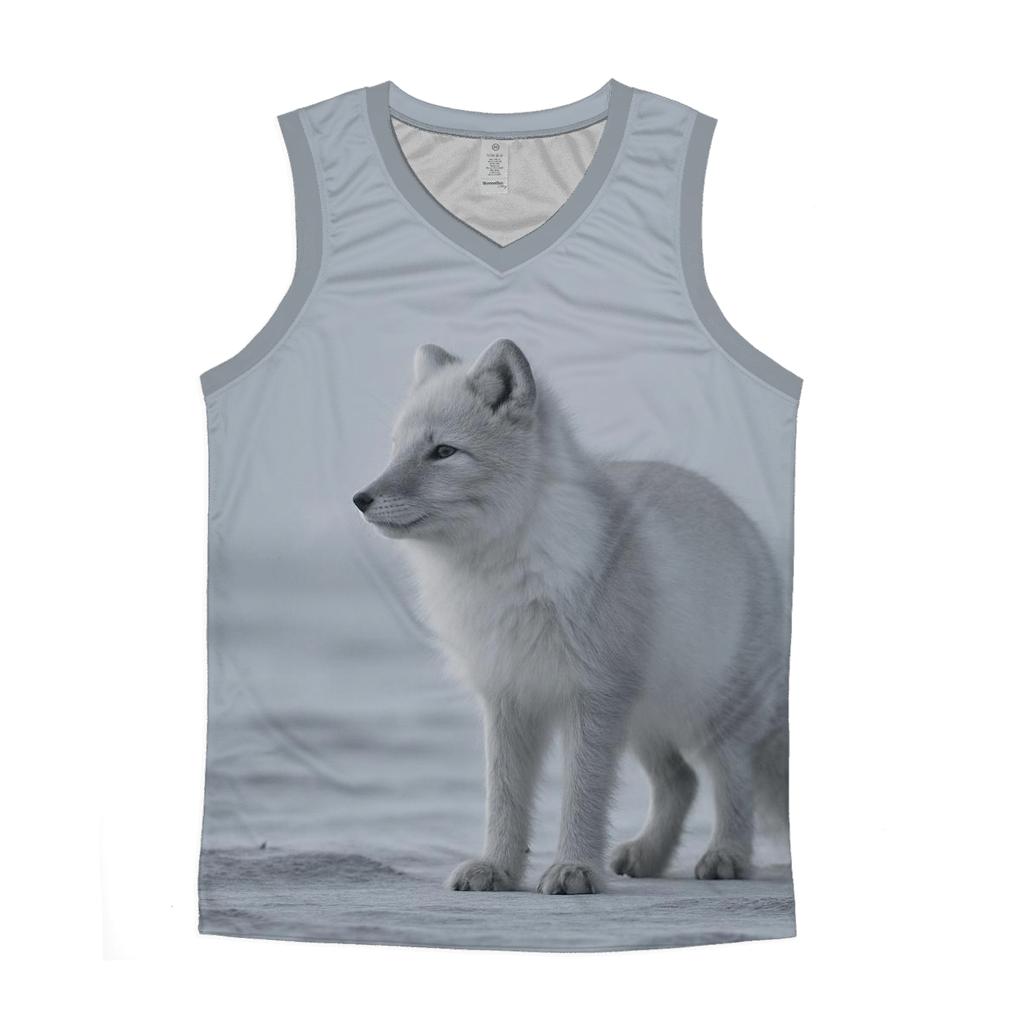 Tundra Stalker — Arctic Fox designer workout tanks