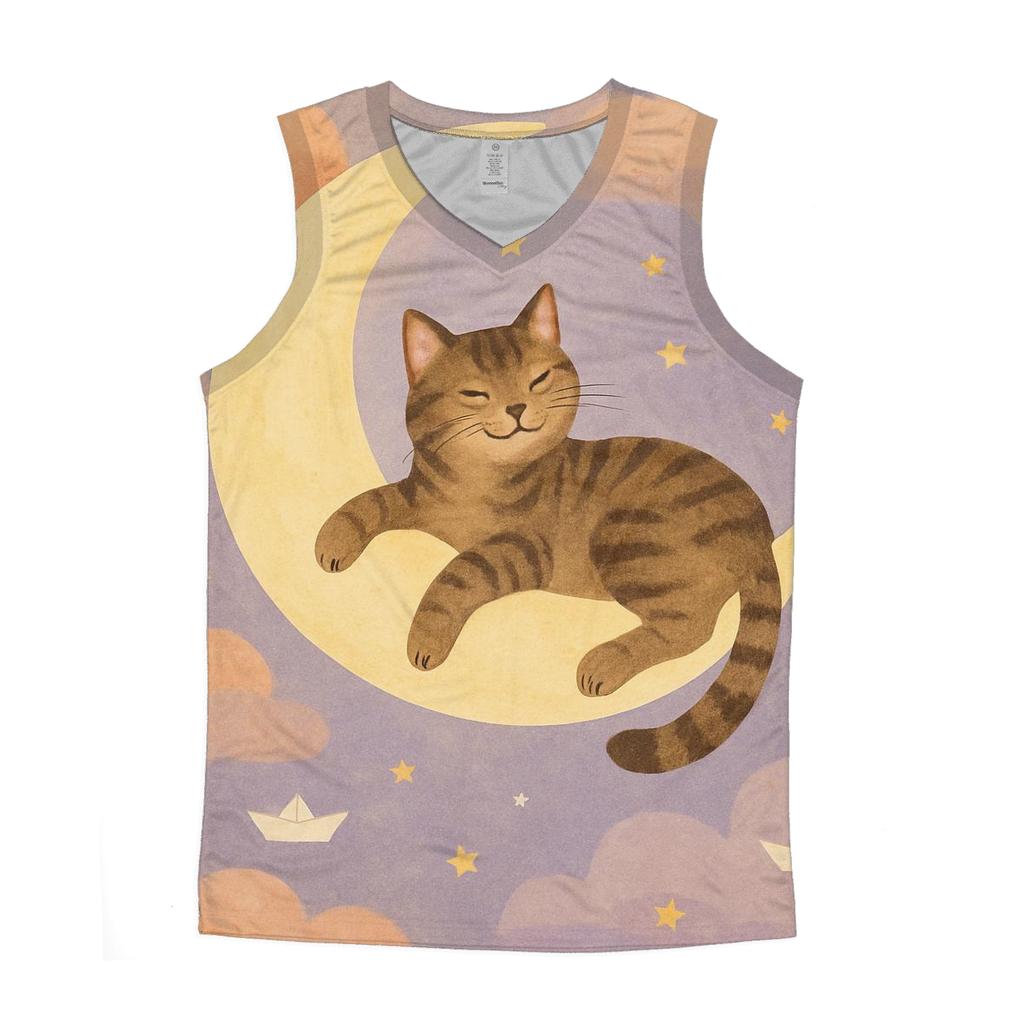 Surreal Dream Cat custom tank tops