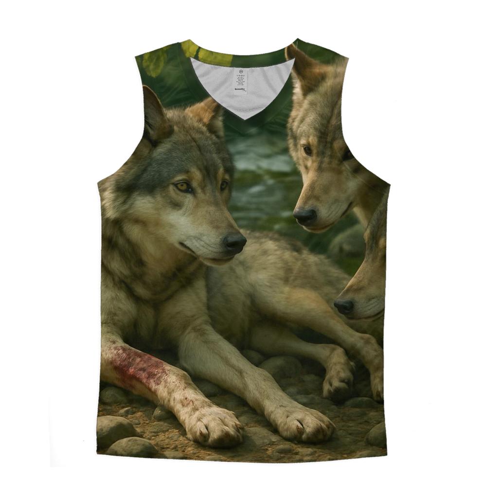 Riverbank Healing Lull sports performance tank tops