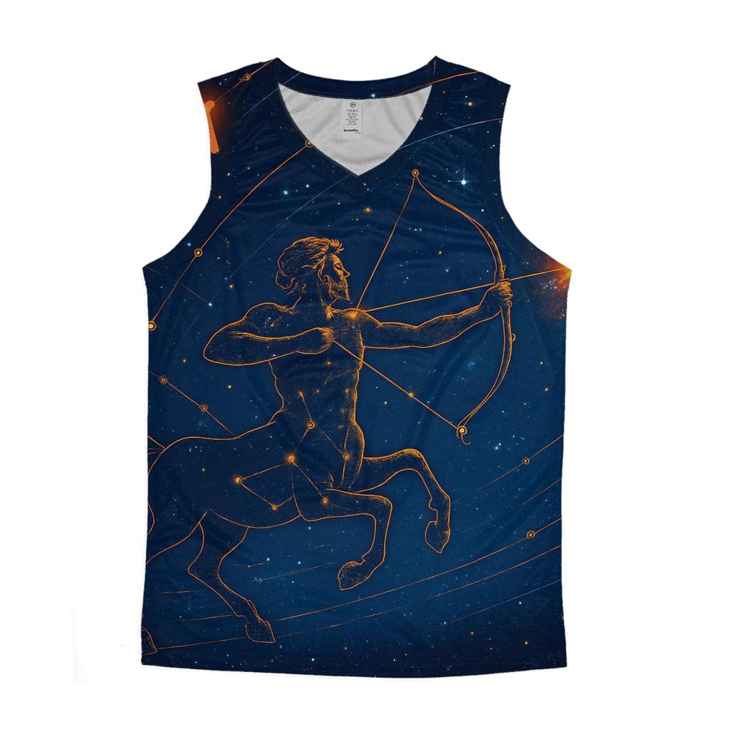 Sagittarius Archer Star Map stylish racerback tanks