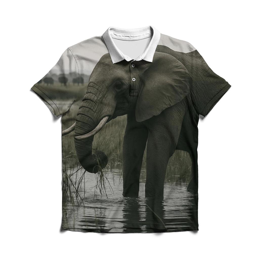 Marsh Matriarch — African Elephant classic pique polos