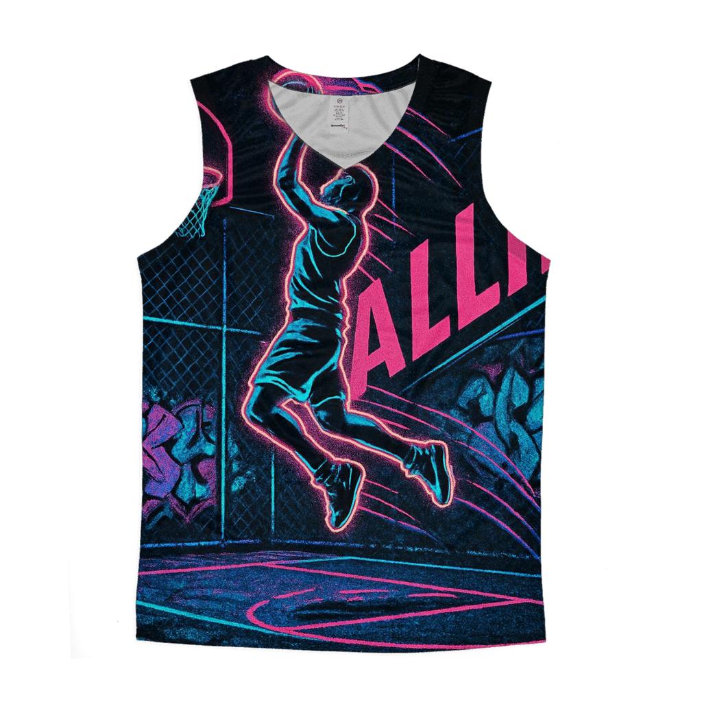 Neon Street Basketball designer workout tanks