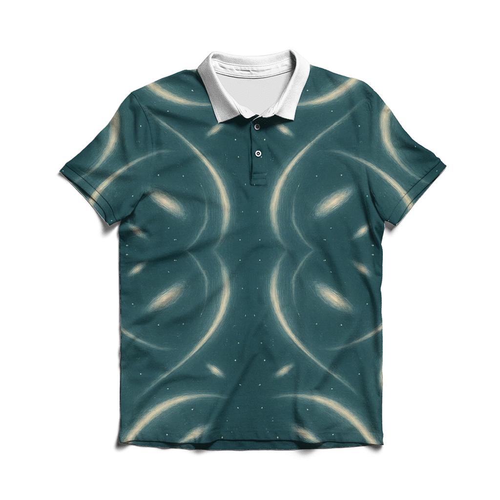 Gravitational-Lens Arc Field designer slim fit polos