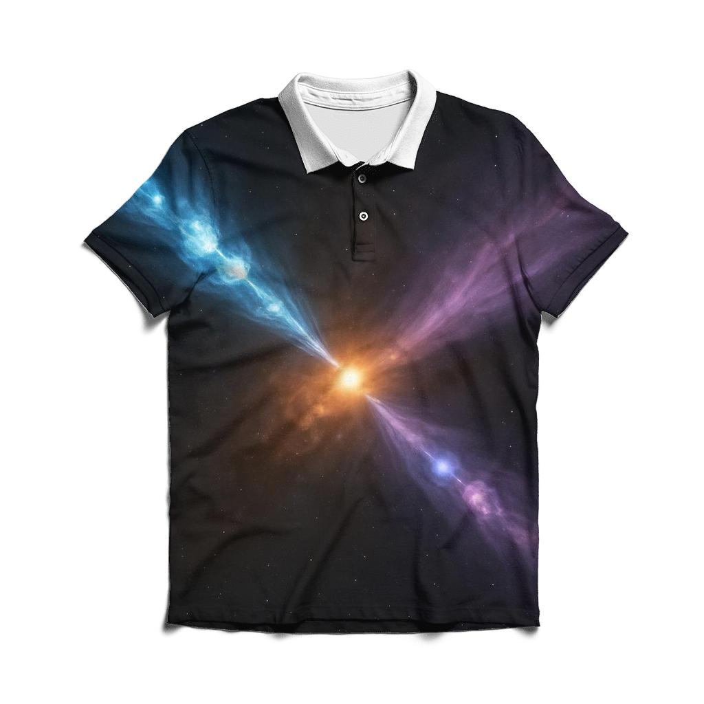 Bipolar Jet Outflow Pillars casual sports polo shirts