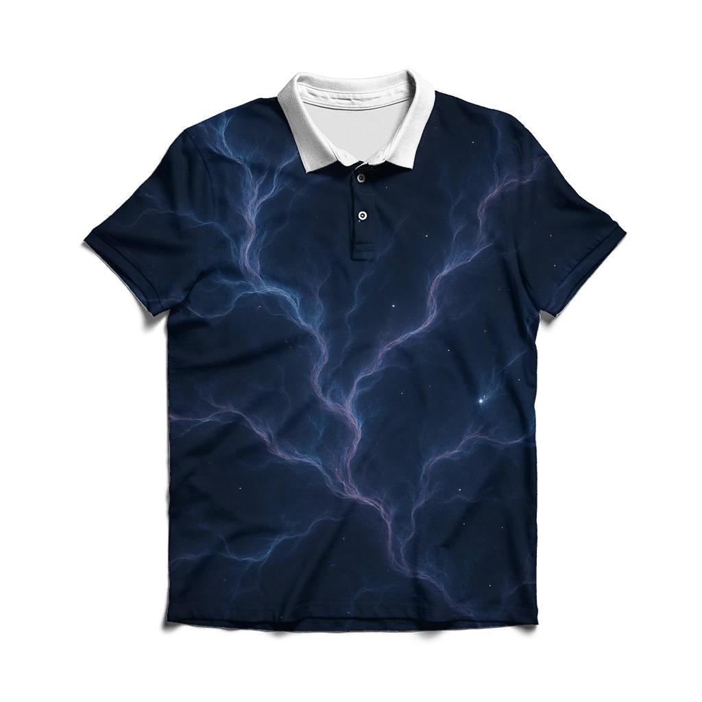 Nebula Filament Bouquet premium cotton polo shirts