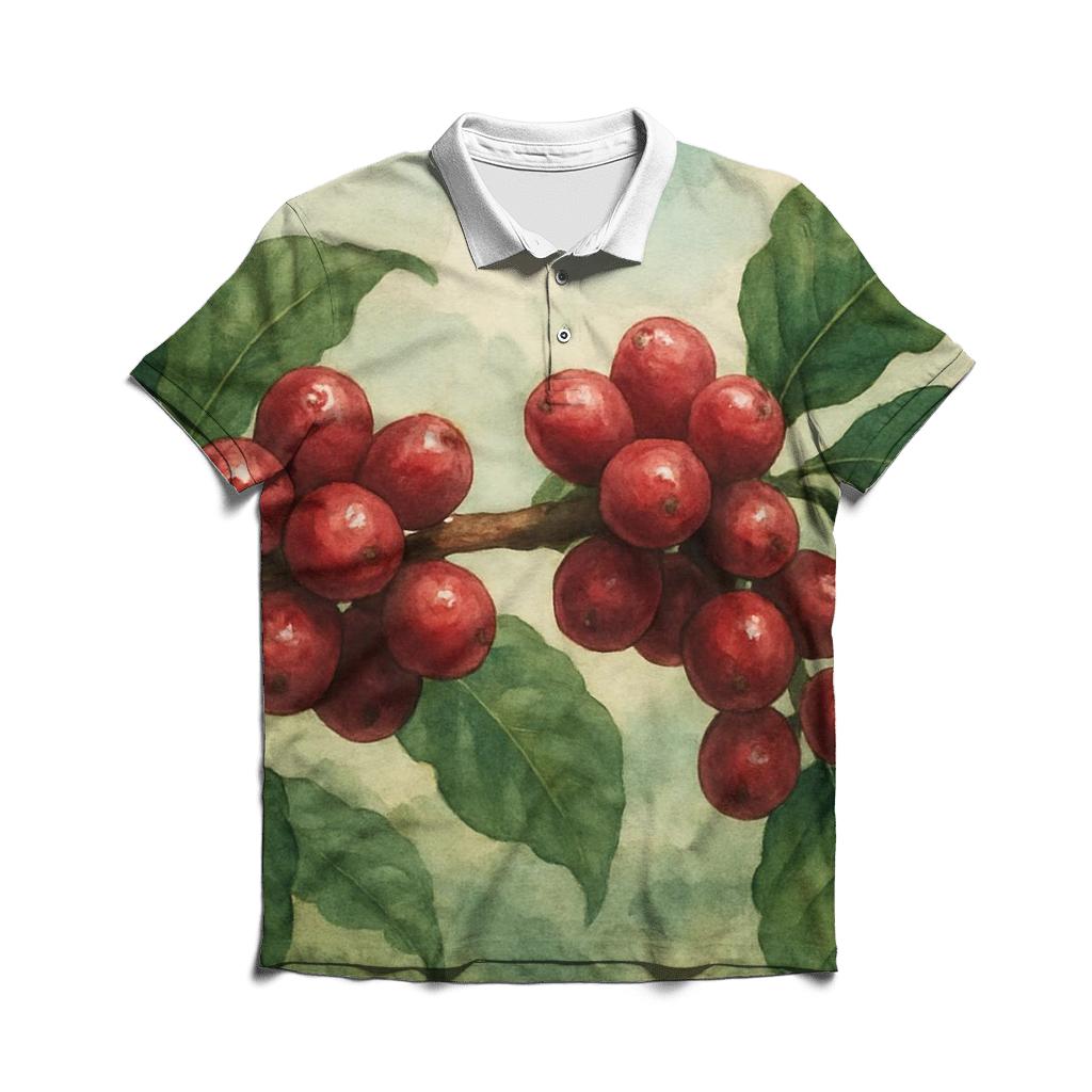 Cherry Branch Panorama casual sports polo shirts