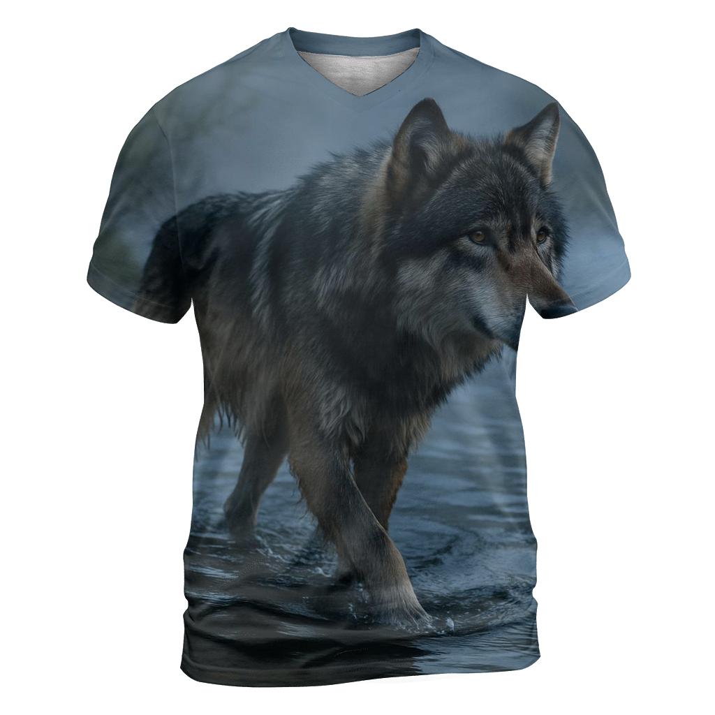 Delta River Lone Tracker creative print fashion shirts