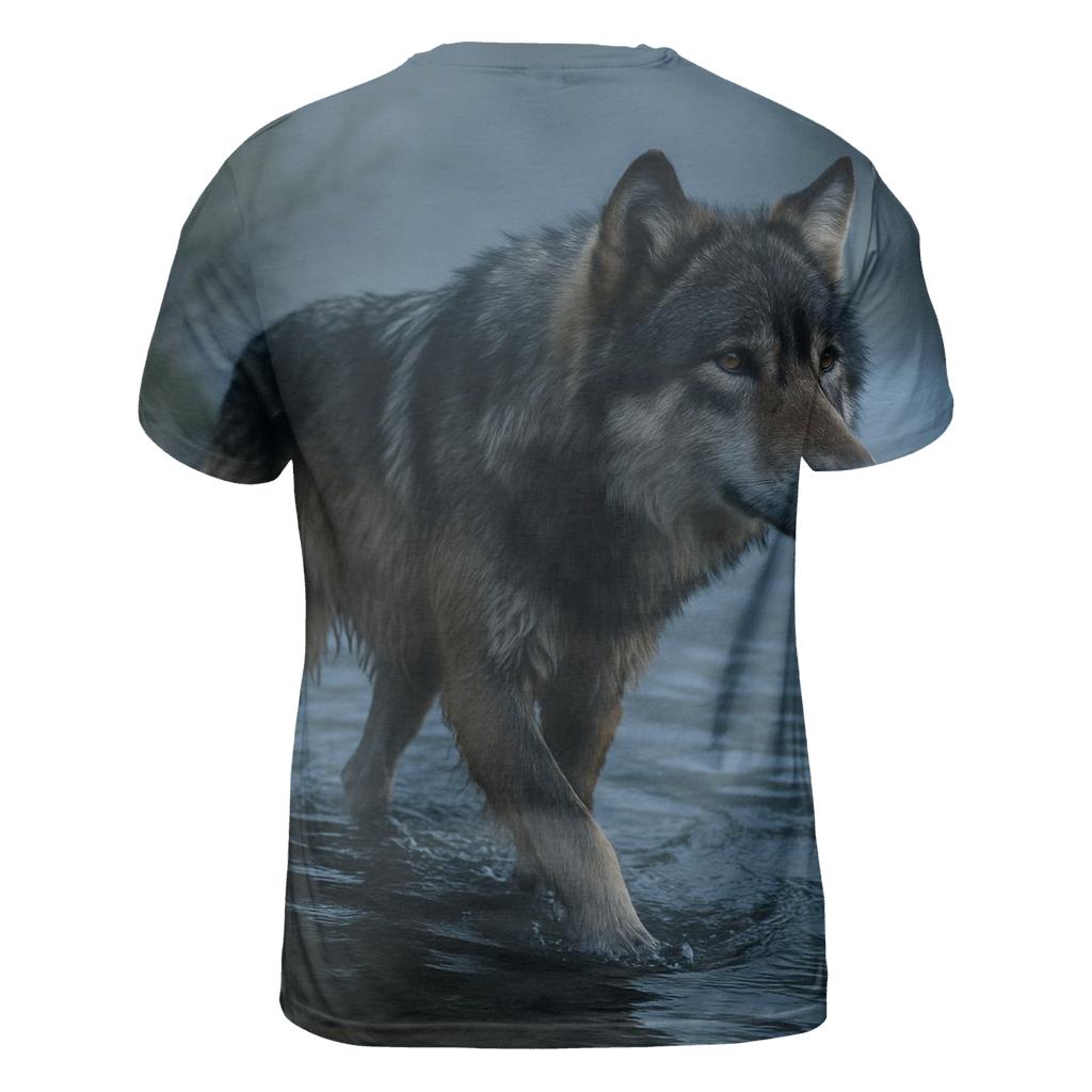 Delta River Lone Tracker creative print fashion shirts