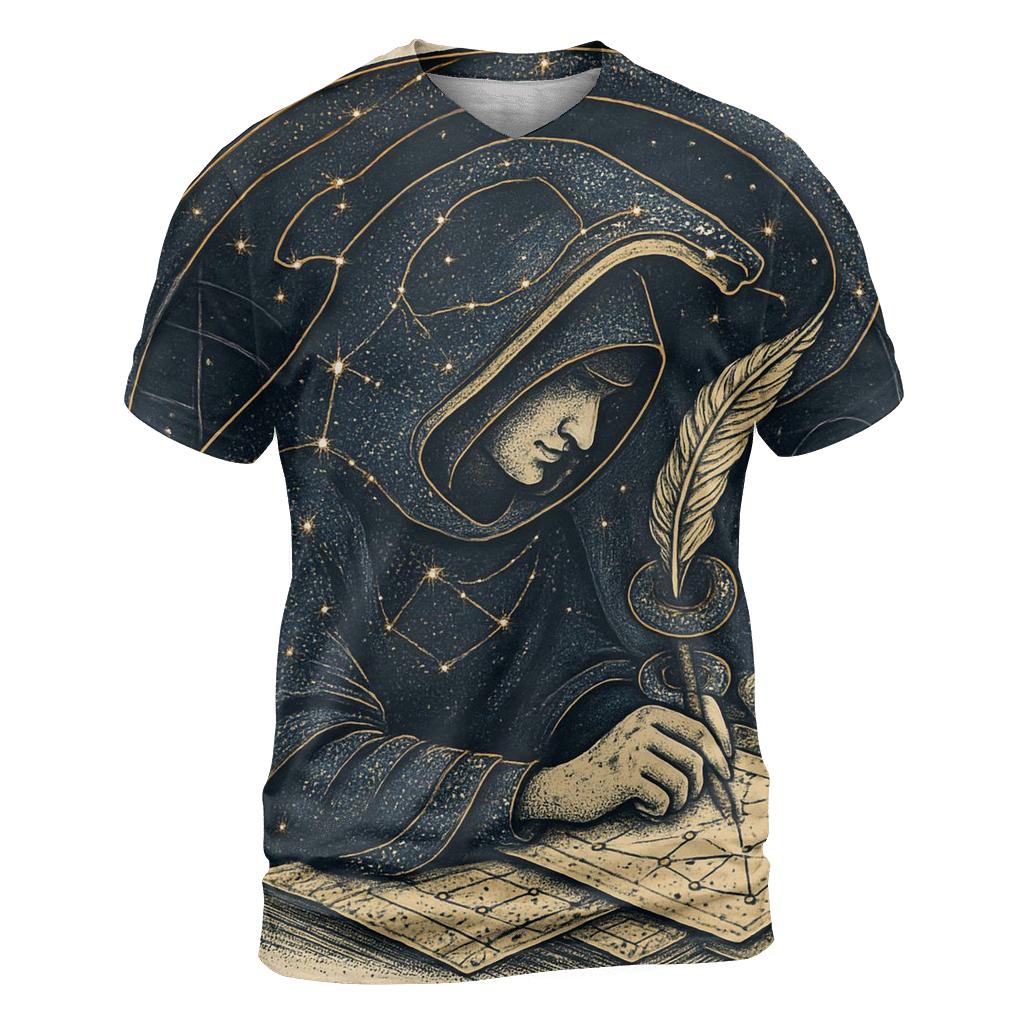 Celestial Ouroboros Cartographer statement graphic shirts