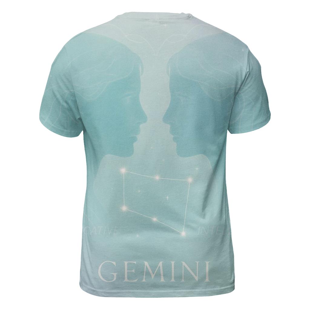Ethereal Gemini Twins Portrait personalized full print shirts