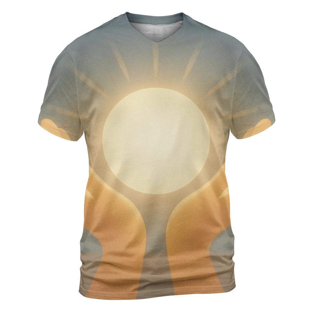 Radiant Harbor Of Hands trendy printed shirt styles