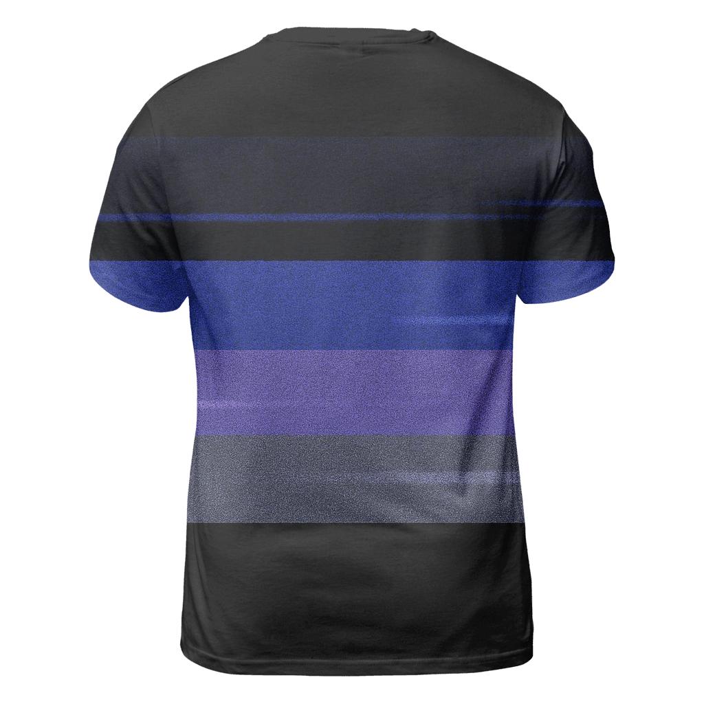 VHS Static Stripes personalized full print shirts