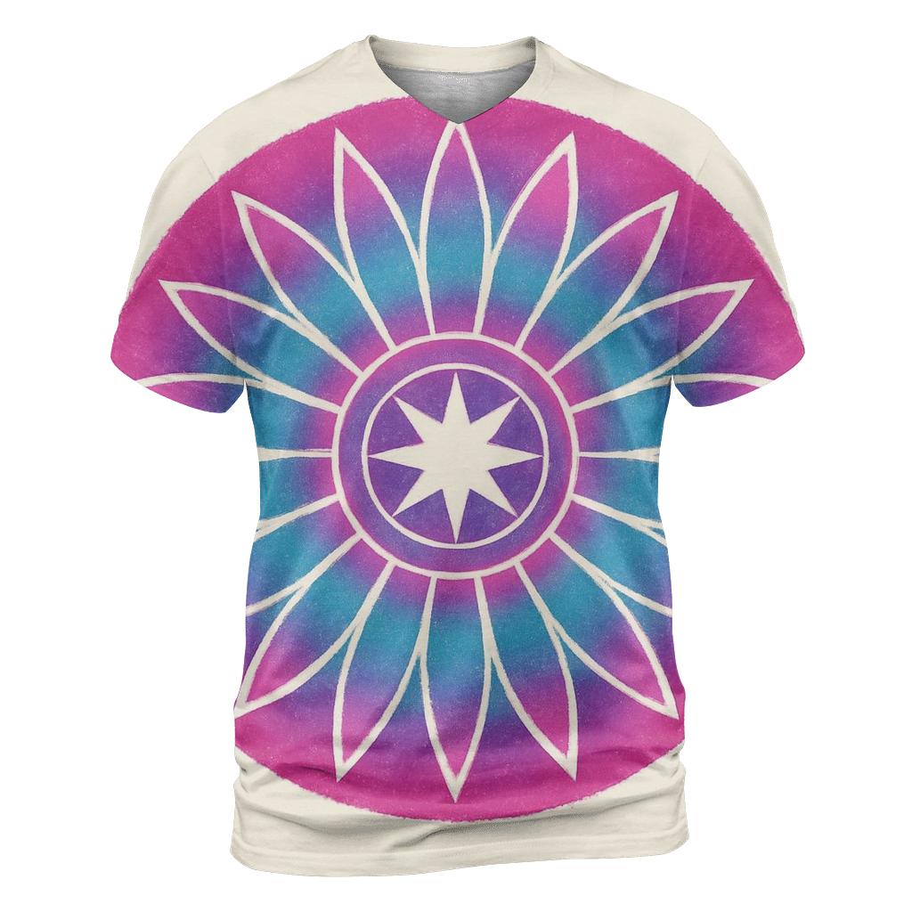 Mandala Sunburst unique graphic print tees