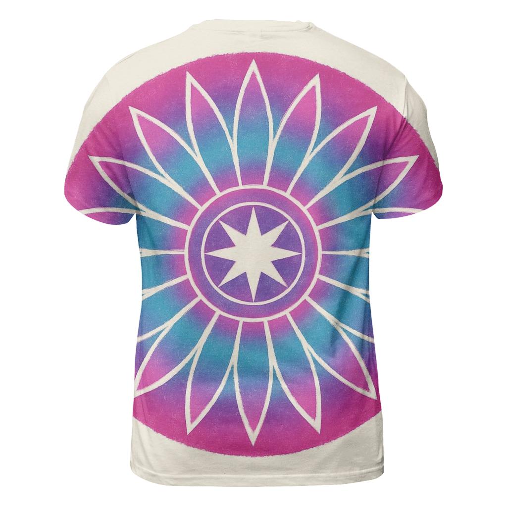 Mandala Sunburst unique graphic print tees