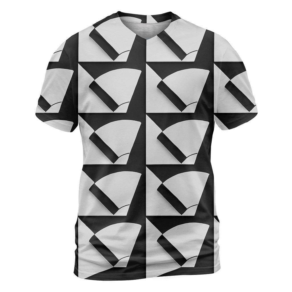 Filter Grid Geometry trendy printed shirt styles