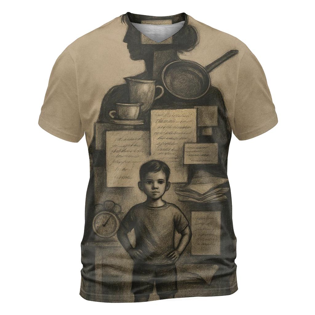 Her Silent Strength statement graphic shirts