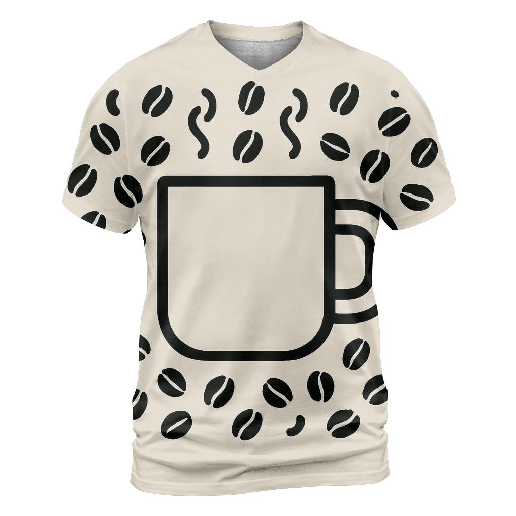 Mug Outline Negative creative print fashion shirts