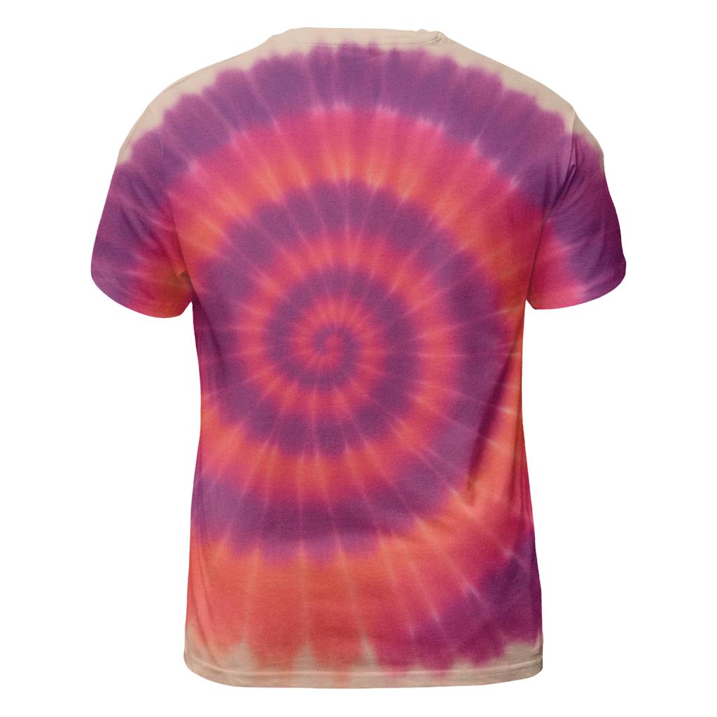 Overdye Sunset Spiral unique graphic print tees