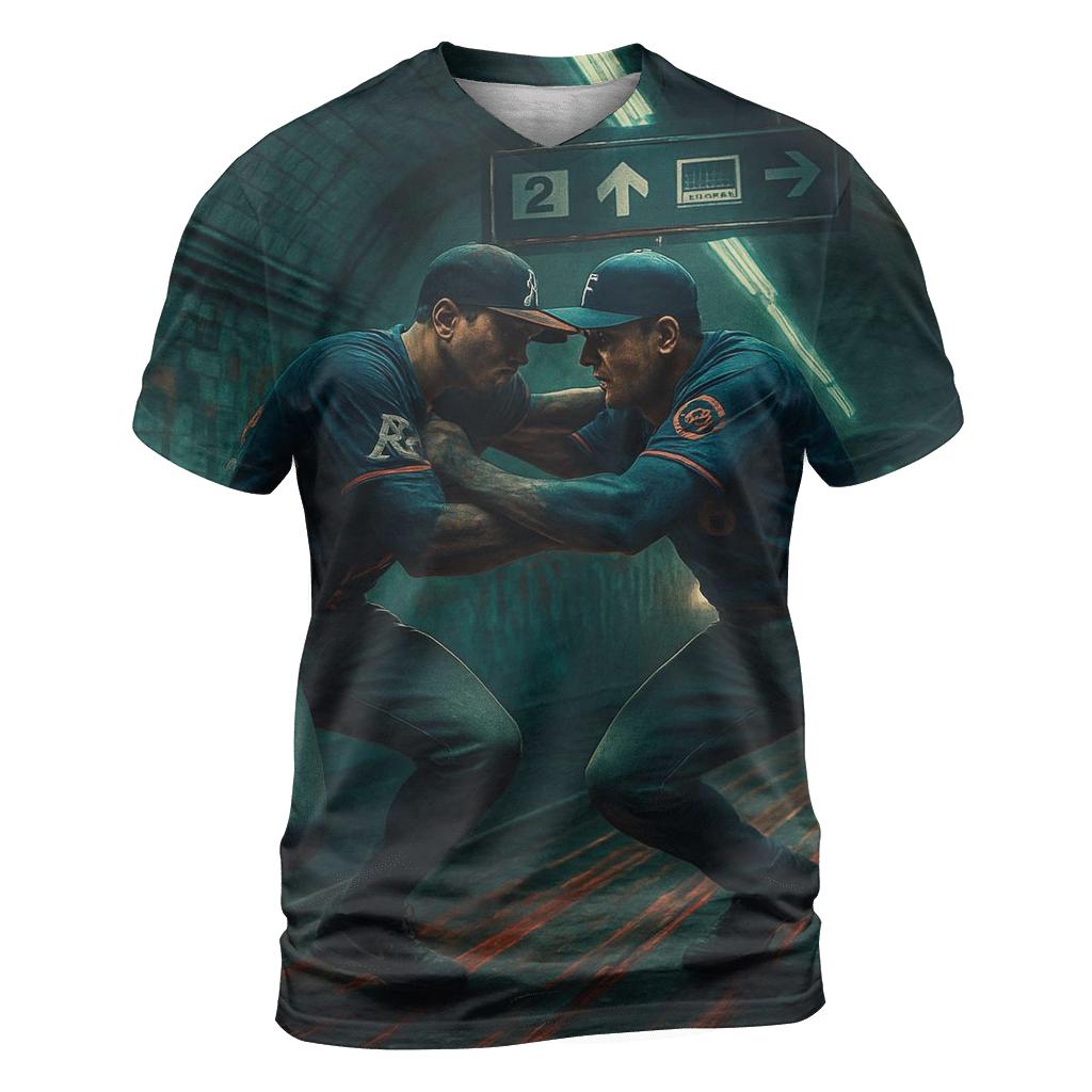 Subway Tunnel Sprint unique graphic print tees