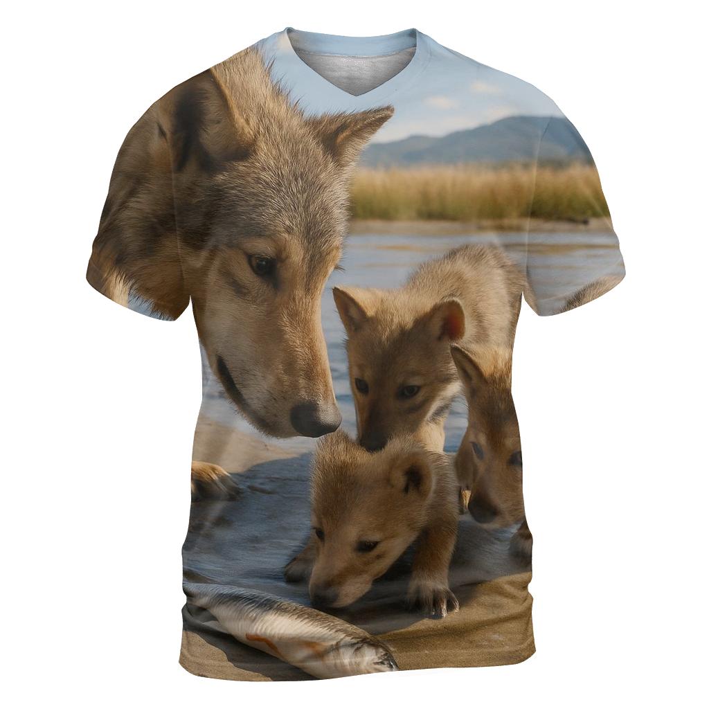 River Delta Pup Lessons unique graphic print tees