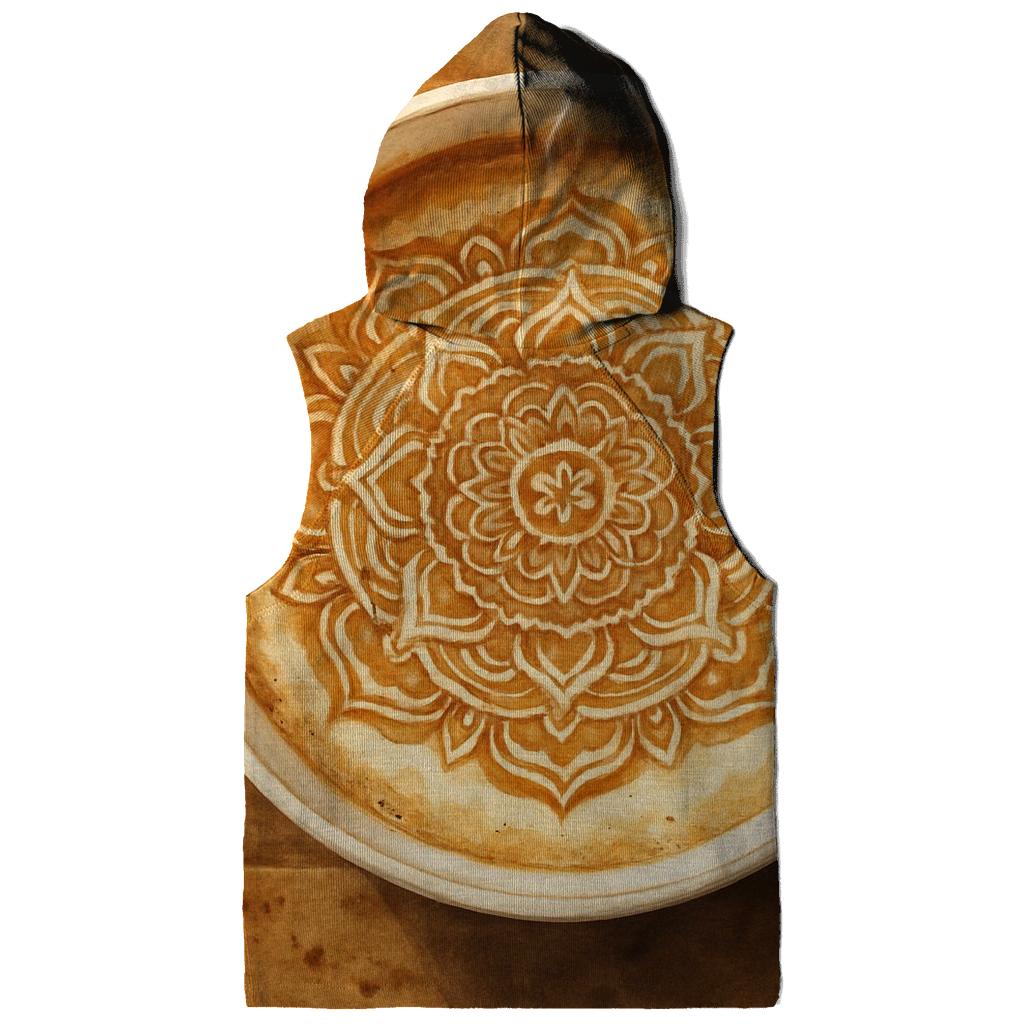 Latte Spiral Mandala premium hoodies