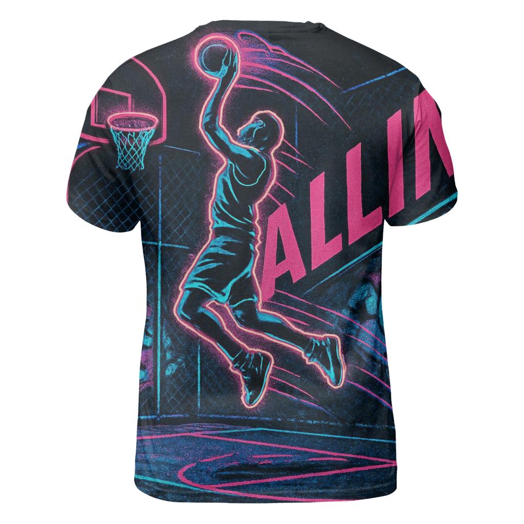 Neon Street Basketball personalized full print shirts