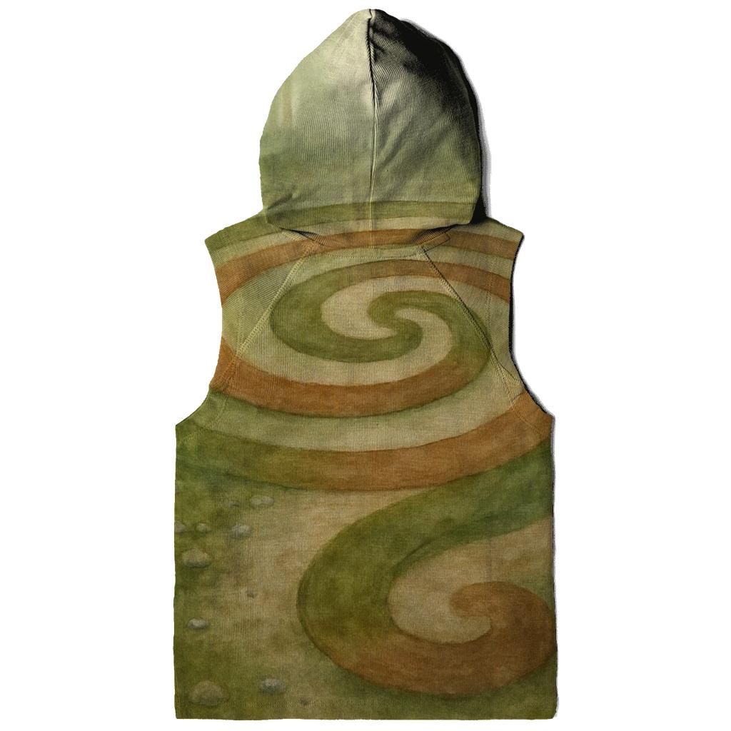 Quiet Spiral Path graphic hoodies