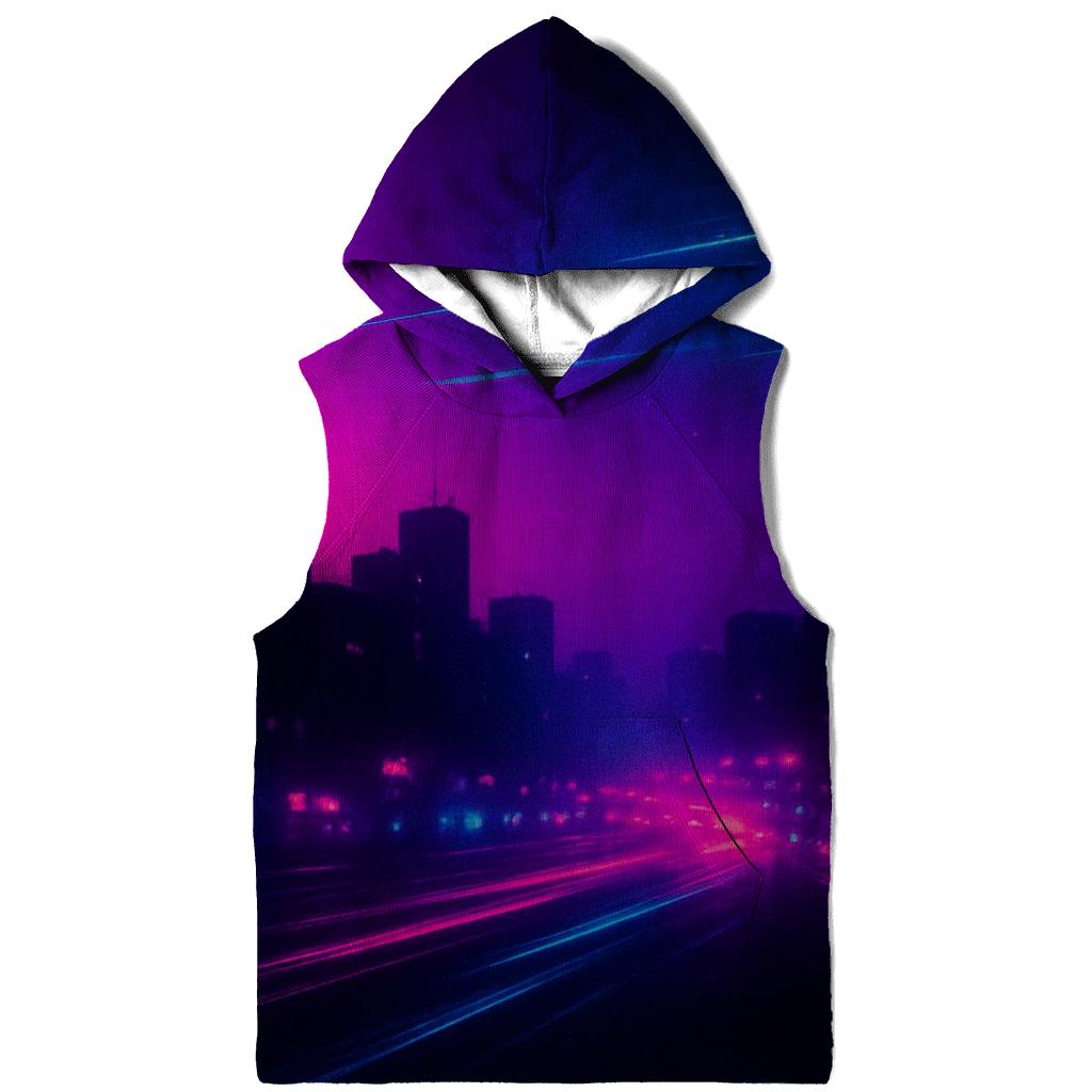 Neon Nightfall Sweep premium hoodies