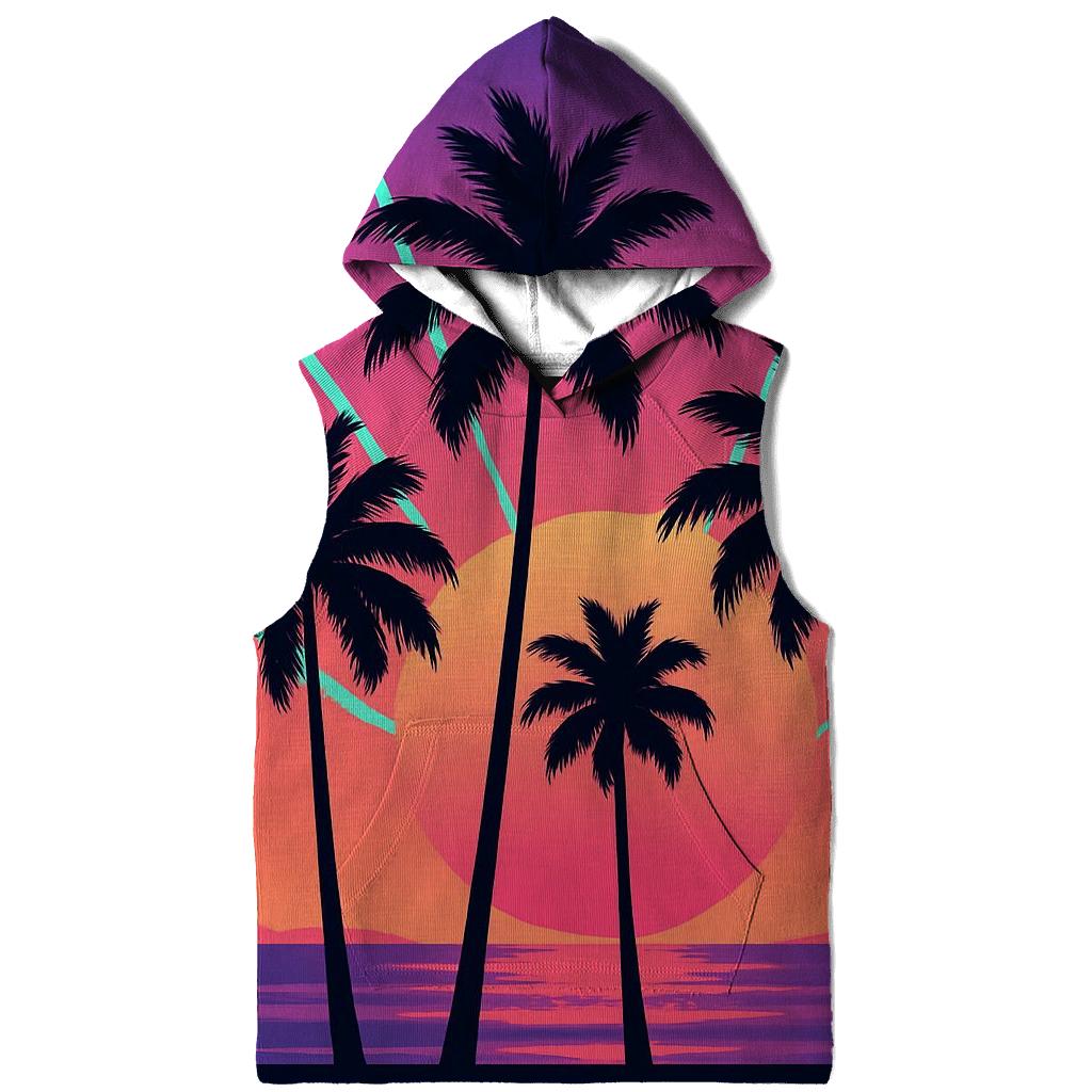 Palm Laser Silhouette hoodies fashion
