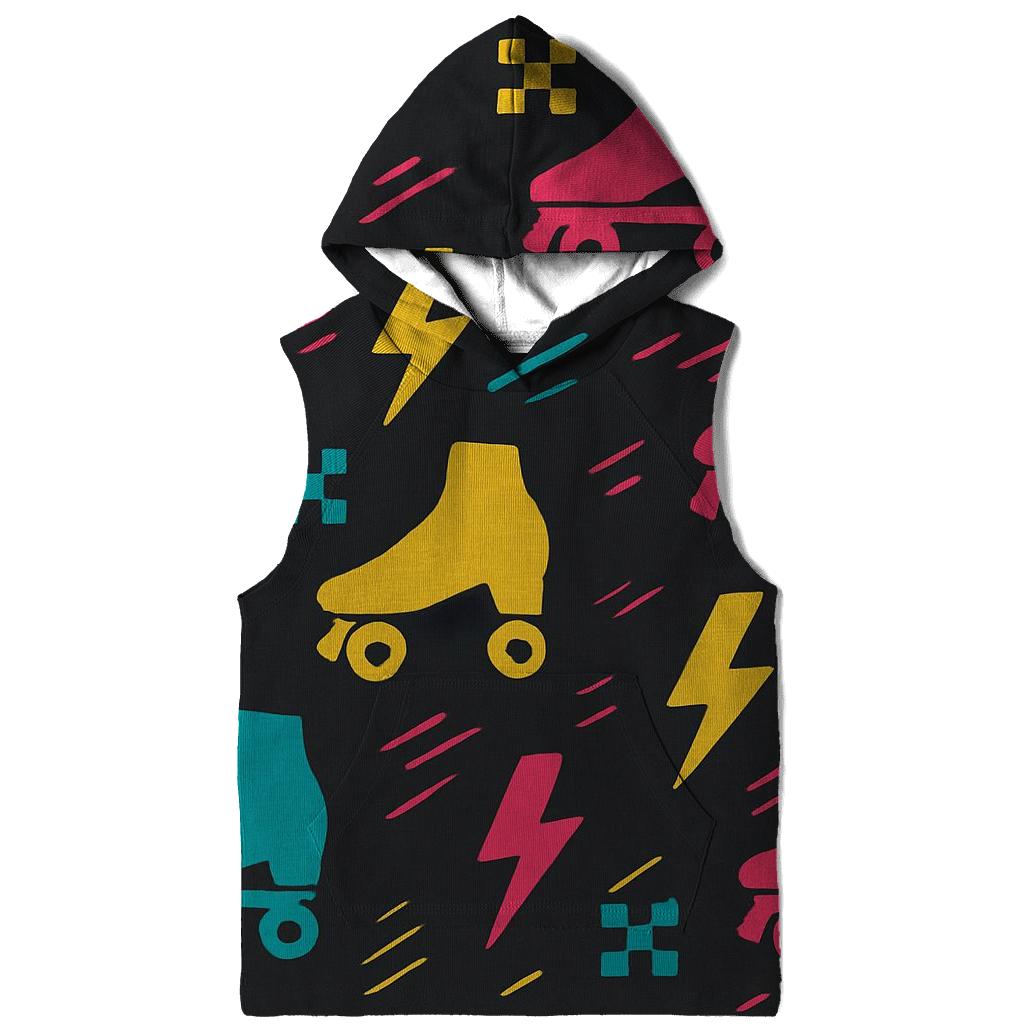 Turbo Skate Pattern pullover hoodies