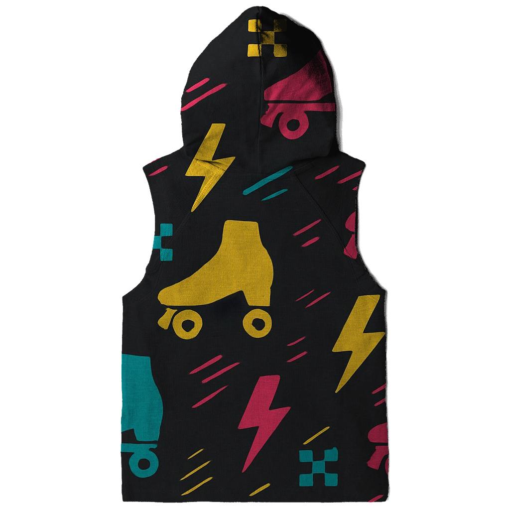 Turbo Skate Pattern pullover hoodies