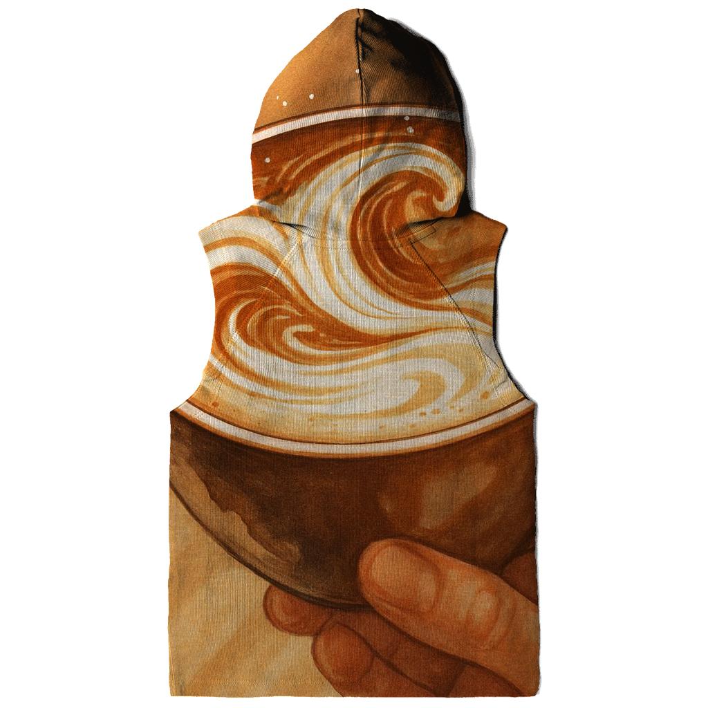 Latte Art Wave graphic hoodies