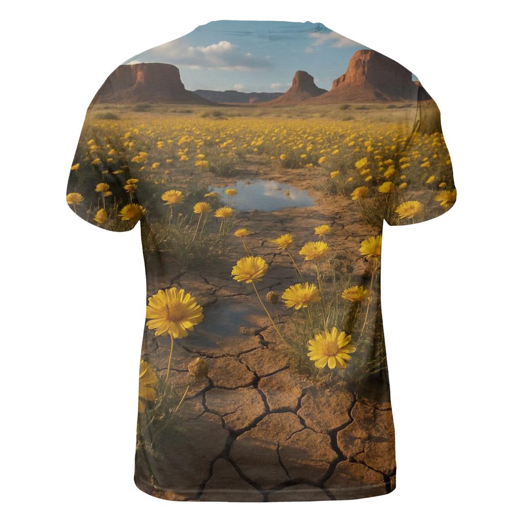 Desert Marigold After Rain personalized full print shirts